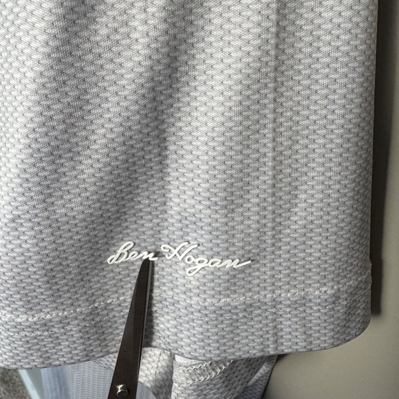 Ben Hogan Performance Men's Geometric Golf Polo Shirt Gray Size 2XL Outdoor - Picture 5 of 13
